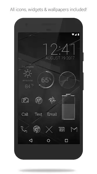 Play Glass Pack Pro - Transparent Theme  and enjoy Glass Pack Pro - Transparent Theme with UptoPlay