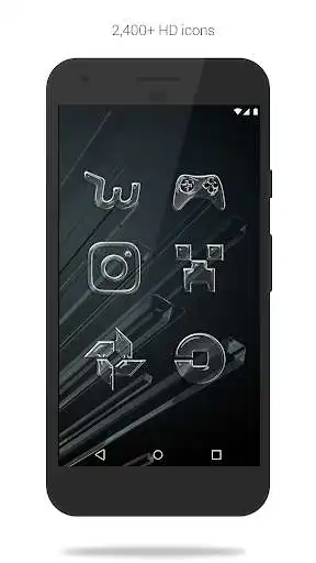 Play Glass Pack - Transparent Theme (Free Version)