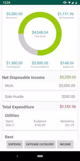 Play Glass - Simple Budget as an online game Glass - Simple Budget with UptoPlay