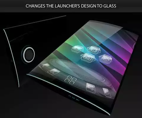 Play Glass theme  glass icon pack + amoled wallpapers
