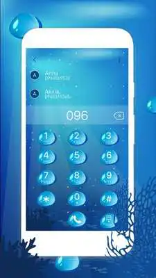 Play Glass Water Contact Theme - 3D Phone Dialer 2018