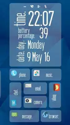 Play Glassy for Total Launcher