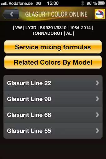 Play APK Glasurit Color-Online  and enjoy Glasurit Color-Online with UptoPlay com.basf.glasurit.coloronline