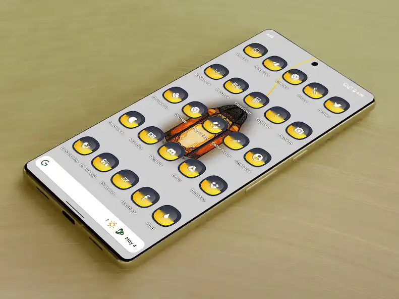 Play Glaze Yellow Icons Pack as an online game Glaze Yellow Icons Pack with UptoPlay