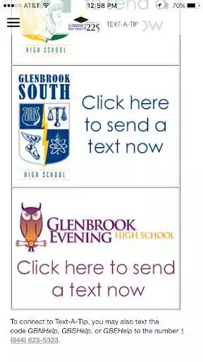 Play Glenbrook Text-A-Tip as an online game Glenbrook Text-A-Tip with UptoPlay