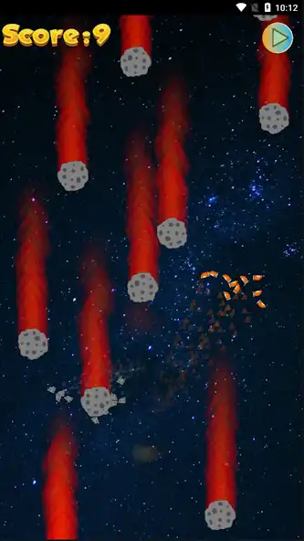 Play Glide Through Galaxy as an online game Glide Through Galaxy with UptoPlay