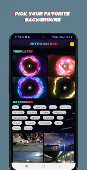 Play Glitch Intro Maker  and enjoy Glitch Intro Maker with UptoPlay
