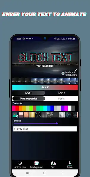 Play Glitch Intro Maker as an online game Glitch Intro Maker with UptoPlay