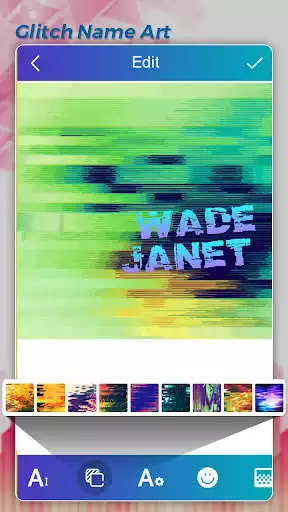 Play Glitch Name Art Maker as an online game Glitch Name Art Maker with UptoPlay