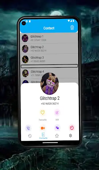 Play Glitchtrap Fake Video Call as an online game Glitchtrap Fake Video Call with UptoPlay
