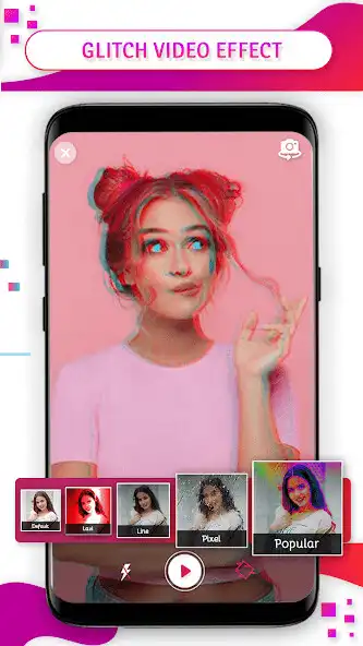 Play Glitch Video Effect : Photo  Video Editor as an online game Glitch Video Effect : Photo  Video Editor with UptoPlay