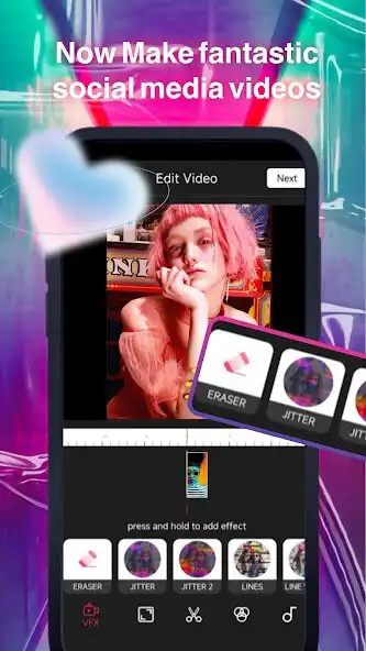 Play Glitch Video Maker App as an online game Glitch Video Maker App with UptoPlay