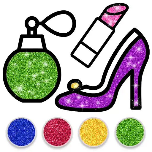 Play Glitter Beauty Coloring Book - Fashion Coloring APK