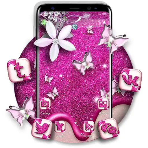Play Glitter Butterfly Launcher Theme APK Play Glitter Butterfly Launcher Theme APK