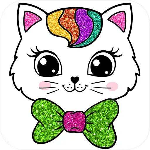 Play Glitter cats coloring APK Play Glitter cats coloring APK