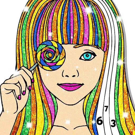 Play Glitter Color by Number Book: Anti Stress Painting APK Play Glitter Color by Number Book: Anti Stress Painting APK