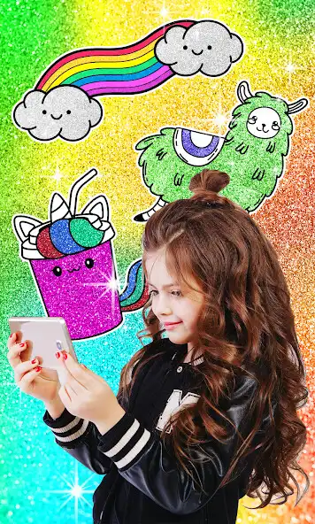 Play Glitter Coloring Book Rainbow   and enjoy Glitter Coloring Book Rainbow  with UptoPlay