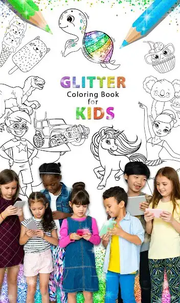 Play Glitter Coloring Game for Kids  and enjoy Glitter Coloring Game for Kids with UptoPlay