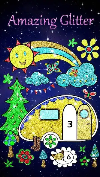 Play Glitter Colouring: Paint Color  and enjoy Glitter Colouring: Paint Color with UptoPlay