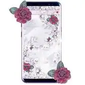 Free play online Glitter Diamond Flower Theme APK