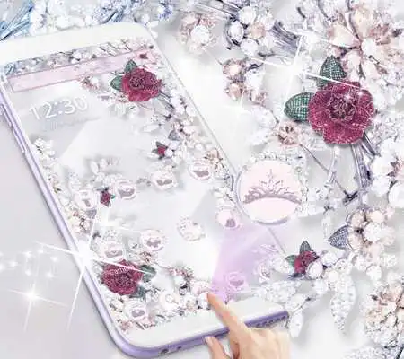 Play Glitter Diamond Flower Theme Play Glitter Diamond Flower Theme