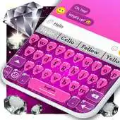 Free play online Glitter Diamonds Keyboard emoji APK