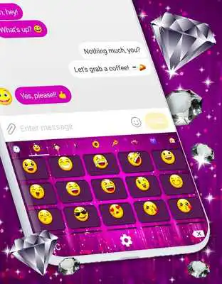 Play Glitter Diamonds Keyboard emoji Play Glitter Diamonds Keyboard emoji