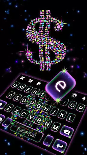 Play Glitter Dollar Live Keyboard Background as an online game Glitter Dollar Live Keyboard Background with UptoPlay