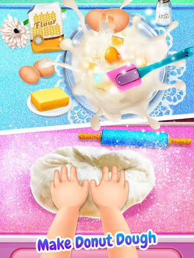 Play Glitter Donut - Trendy  Sparkly Food