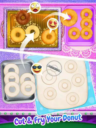 Play Glitter Donut - Trendy  Sparkly Food