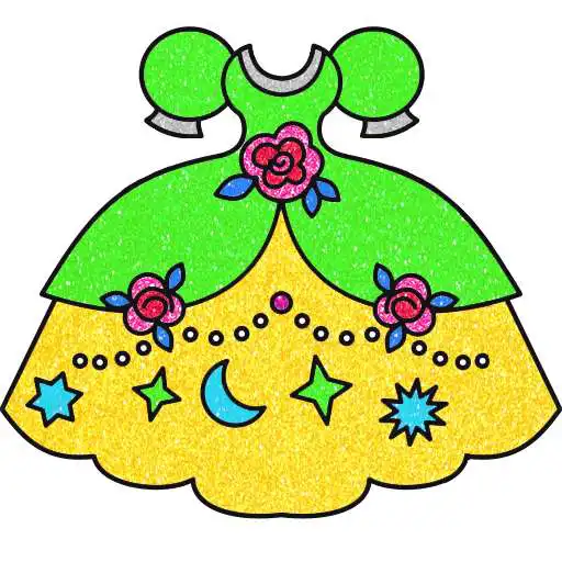 Play Glitter Dress Coloring Game For Girls APK Play Glitter Dress Coloring Game For Girls APK