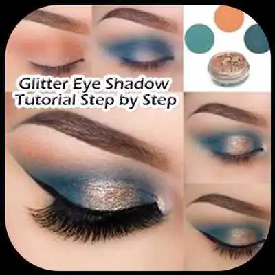 Play Glitter eye shadow tutorial step by step