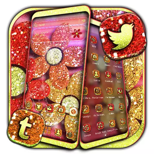 Play Glitter Flower Launcher Theme APK Play Glitter Flower Launcher Theme APK