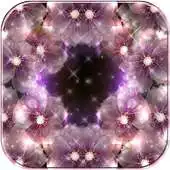 Free play online Glitter Flower Neon Theme APK