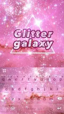 Play Glitter Galaxy Theme iKeyboard