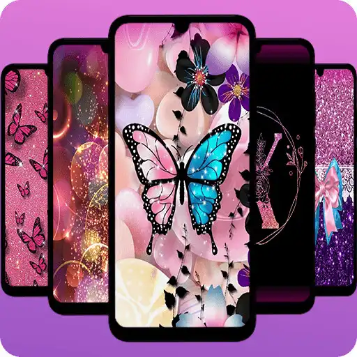 Play Glitter Girly Pink Wallpaper APK