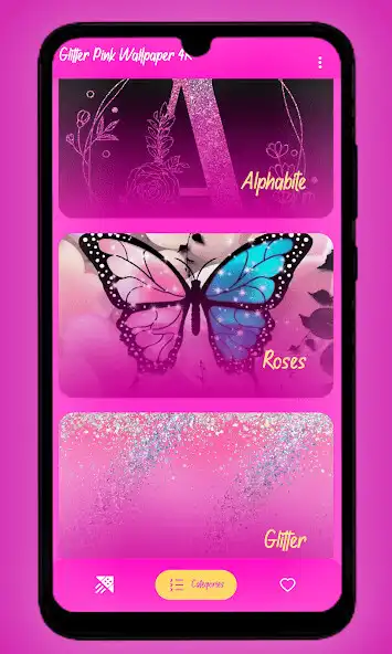 Play Glitter Girly Pink Wallpaper as an online game Glitter Girly Pink Wallpaper with UptoPlay
