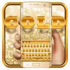 Free play online Glitter gold keyboard  APK