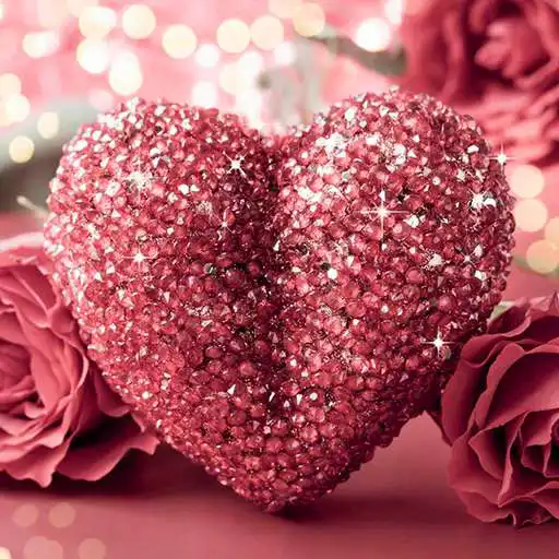 Play Glitter Heart Live Wallpaper APK
