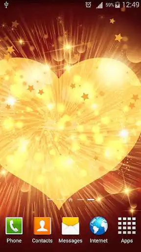 Play Glitter Heart Live Wallpaper  and enjoy Glitter Heart Live Wallpaper with UptoPlay