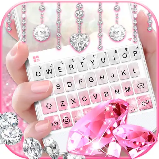 Play Glittering Pink Diamond Keyboard Theme APK Play Glittering Pink Diamond Keyboard Theme APK