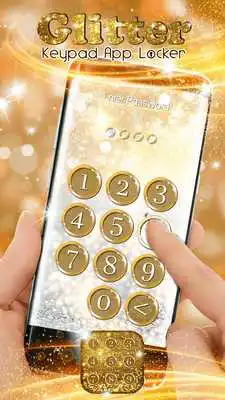 Play Glitter Keypad App Locker