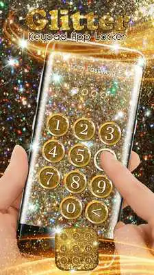 Play Glitter Keypad App Locker