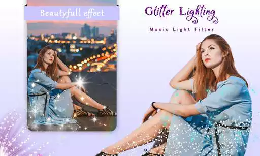 Play Glitter Light Effect Filter - Magic Light Filter  and enjoy Glitter Light Effect Filter - Magic Light Filter with UptoPlay
