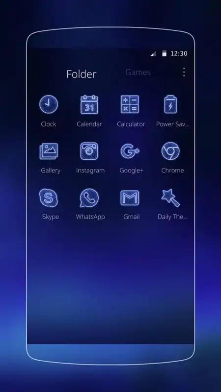 Play Glitter Night Launcher