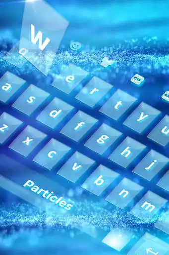Play Glitter Particles Animated keyboard as an online game Glitter Particles Animated keyboard with UptoPlay