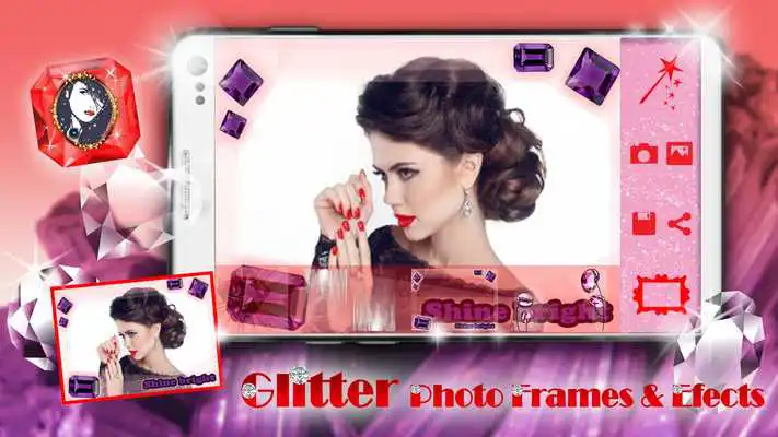 Play Glitter Photo Frames  Effects