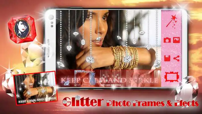Play Glitter Photo Frames  Effects
