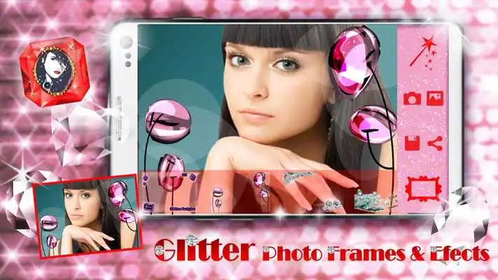 Play Glitter Photo Frames  Effects