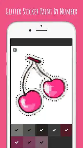 Play Glitter Pics Color By Number as an online game Glitter Pics Color By Number with UptoPlay